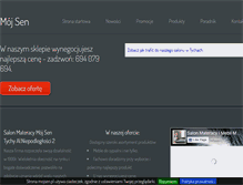Tablet Screenshot of mojsen.pl